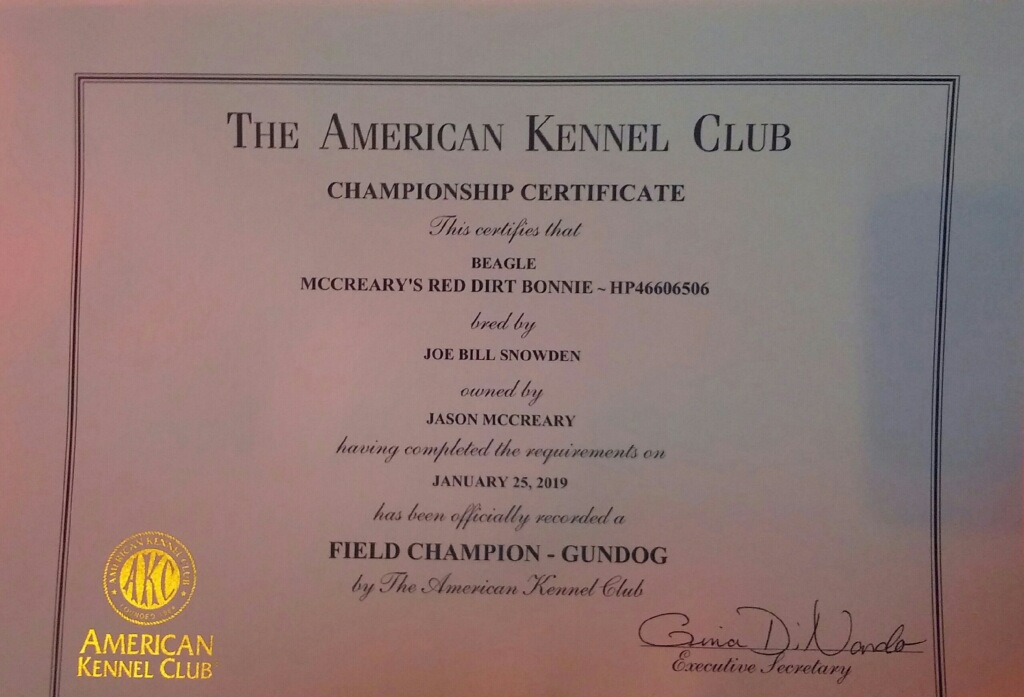 McCrearys Red Dirt Bonnie